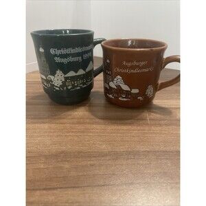 Coffee Cup Mug Germany Set Of 2 Christkindlesmarkt